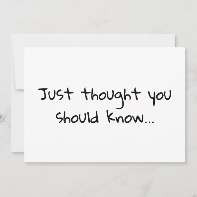 Tillkännagivande om akut modern, minimalistisk Gra Meddelande (Framsida)