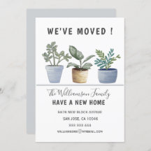 Tillkännagivande om moderna krukväxter