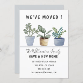 Tillkännagivande om moderna krukväxter meddelande