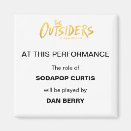 Tillkännagivande om understudie av Broadway Magnet