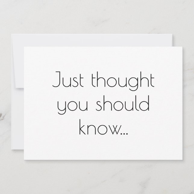 Tillkännagivandekort för minimal Gravid i modern C Meddelande (Framsida)