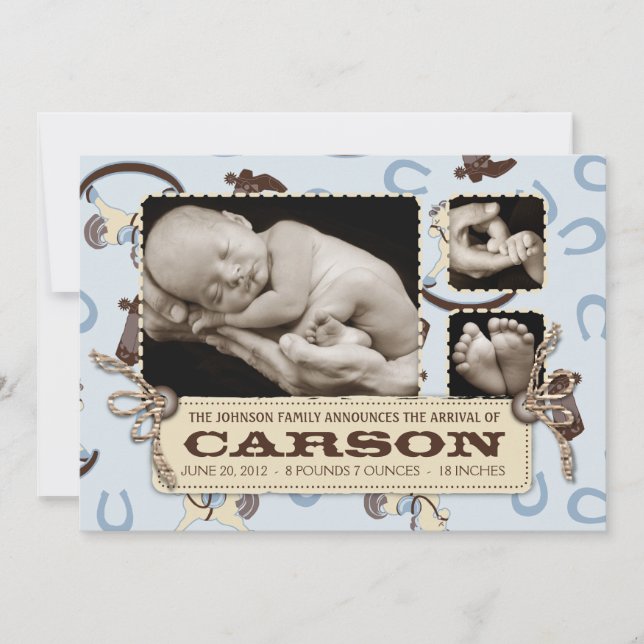 Tillkännningskort 2 för Rocking Horse Boy Meddelande (Framsida)