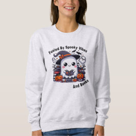 Tillnärd av Spooky Vibes och Bokar Halloween T Shirt