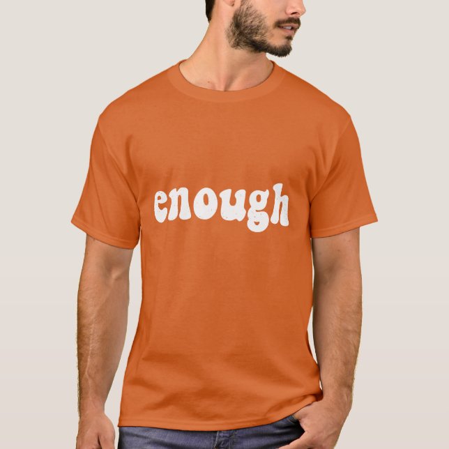 Tillräcklig Orange T Shirt (Framsida)