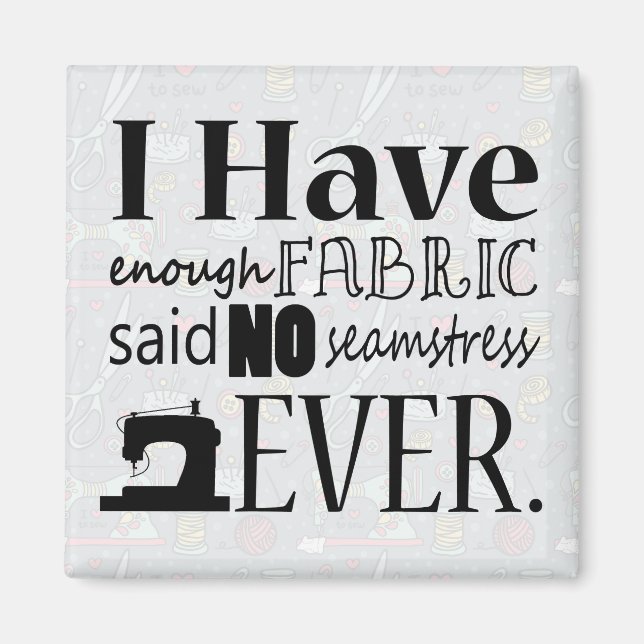Tillräckligt med Fabric Sewing Magnet (Framsidan)