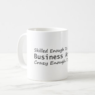 Tillräckligt skicklig för att bli en affärsanalyti kaffemugg