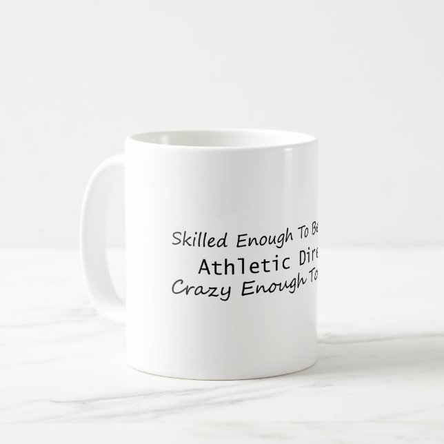 Tillräckligt skicklig för att bli en idrottsdirekt kaffemugg (Framsida vänster)