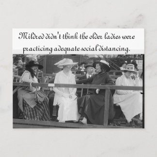 Tillräckligt Social Avstånd vykort