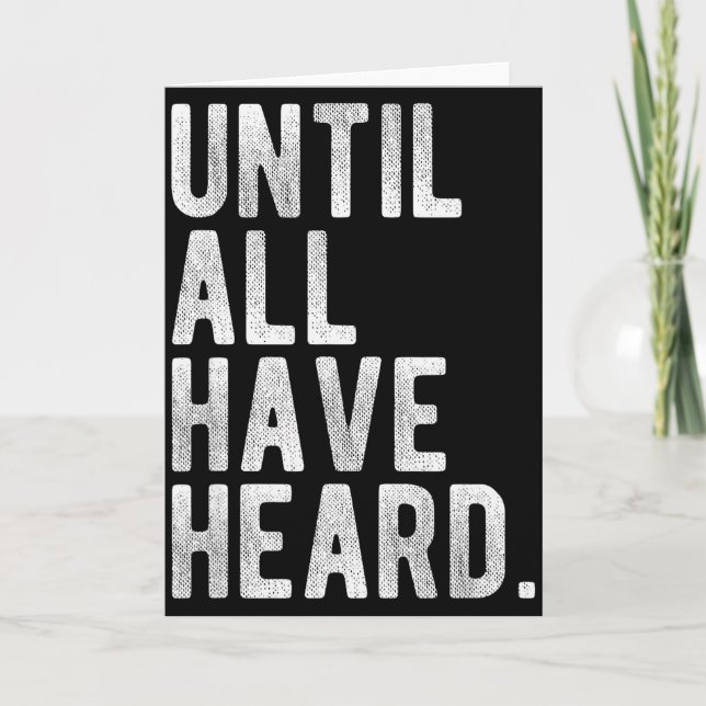 Tills alla har hört evangeliet mission Kristen pli Kort (Framsida)