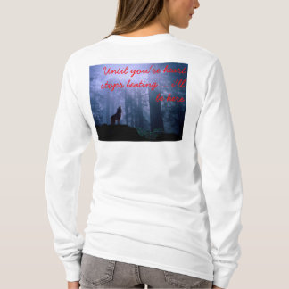 tills din hjärta stoppar att slå tee shirt