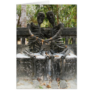 Tills döden gör oss del ... Nong Khai, Thailand-ko Hälsningskort