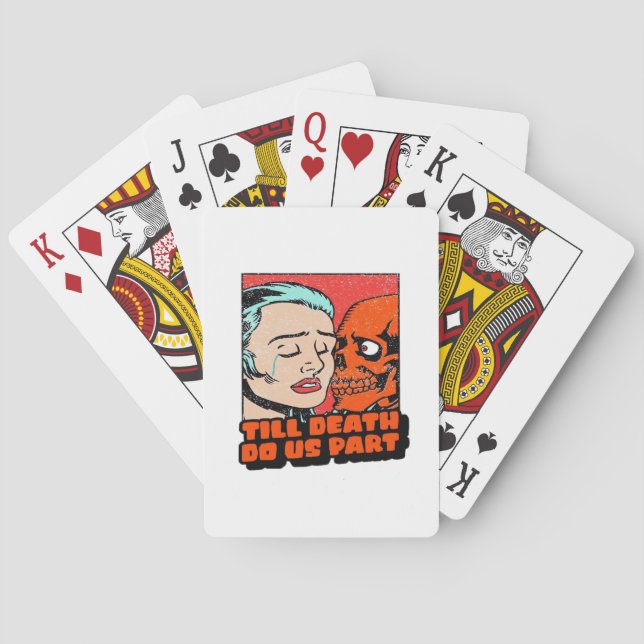 Tills döden gör oss klassiska casinokort (Baksidan)