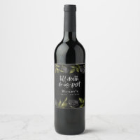 Tills döden skiljer oss åt Black Rose Bröllopsdusc