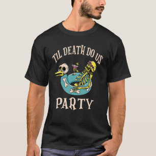 Tills döden skiljer oss åt Bröllop Henparty Matcha T Shirt