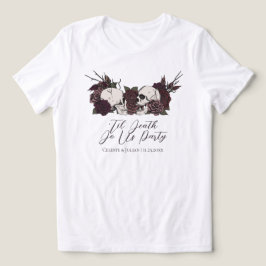 Tills döden skiljer oss åt Gothic Bröllopsfest T Shirt