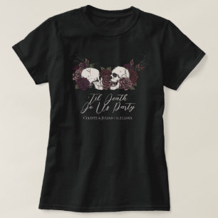 Tills döden skiljer oss åt Gothic Bröllopsfest T Shirt