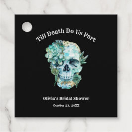 Tills döden skiljer oss åt Halloween Bröllopsdusch Gåvor Etiketter
