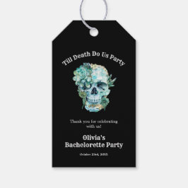 Tills döden skiljer oss åt Halloween Sängkammarpar Presentetikett