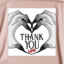 Tills döden skiljer oss åt | Par TY-kort | Färg Tack Kort