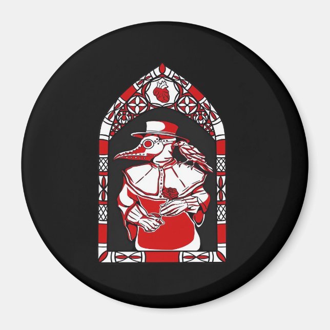 Tills döden skiljer oss åt Pesten Doktor Klassisk  Magnet (Framsidan)