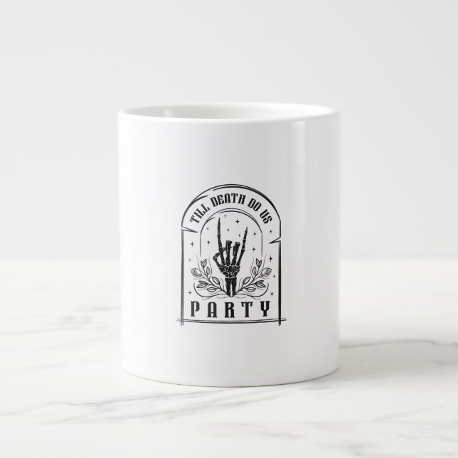 Tills döden skiljer oss åt Retro Brudtärna Design Jumbo Mugg (Framsidan)