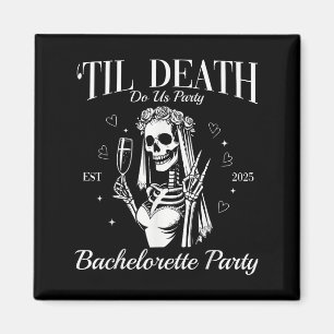 Tills döden skiljer oss åt Retro Halloween Sängvät Magnet
