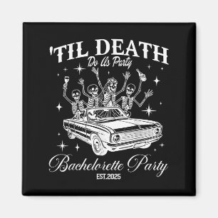 Tills döden skiljer oss åt Retro Halloween Sängvät Magnet