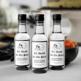 Tills döden skiljer oss åt Sjungande möhippa champ Vinetikett