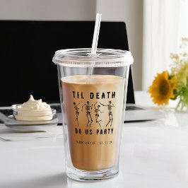Tills döden skiljer oss åt Skeletonska möhippan Take Away Mugg