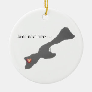 Tills nästa gång Madeline Island-ornament Julgransprydnad Keramik