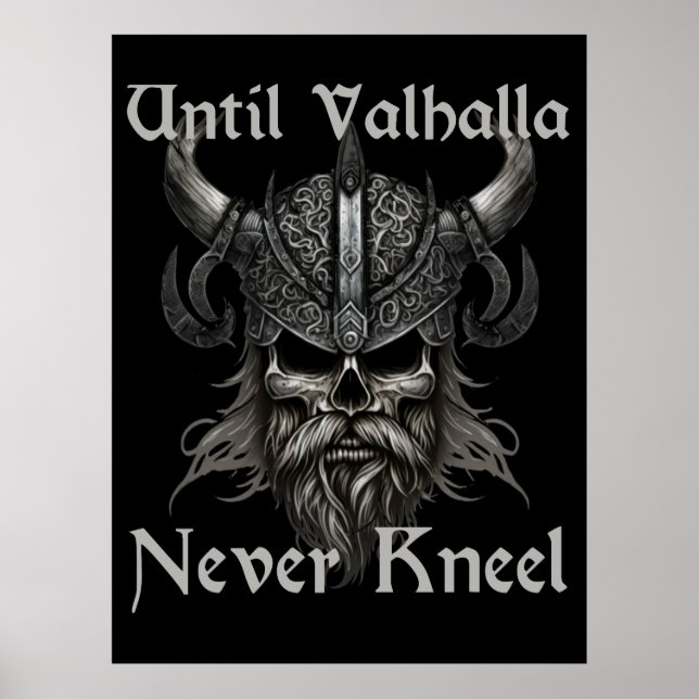 Tills Valhalla Aldrik Kneel Poster (Framsidan)