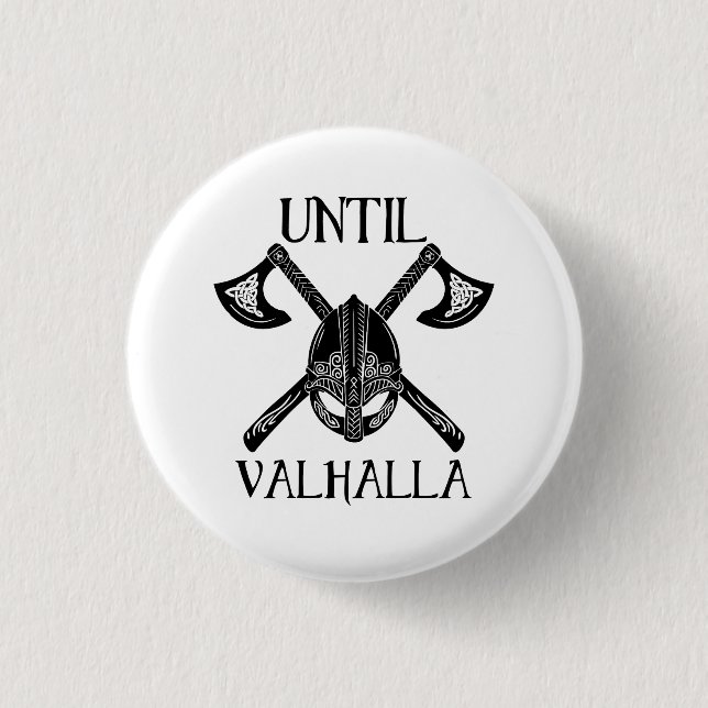 Tills Valhalla - Viking Ax Knapp (Framsida)