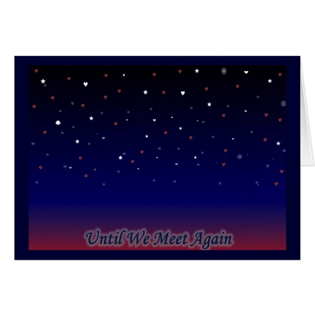 Tills vi möter igen hälsningskort (Framsidan Horizontal)