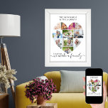 Tillsammans Anpassningsbar Hjärtformade 11 Photo C Poster<br><div class="desc">Skapa din egen personlig poster med 11 av dina favoritfoton och din familj namn. Fotomallen har ställts in för att skapa en fotokollage i form av ett kärlek-hjärta och visa bilder i en blandning av kvadratiska, porträtt och liggande format. Ladda upp foton som arbetar i rader, från överkant till grund....</div>