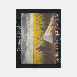 Tillsammans är ett vackert ställe att fotografera fleecefilt