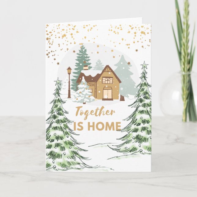 Tillsammans är hemma-kort kort (Framsida)