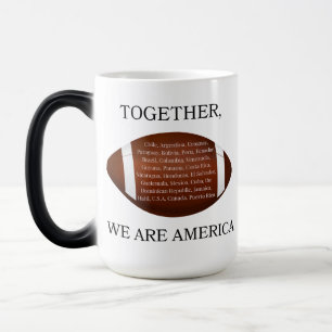 Tillsammans är vi Amerika Magisk Mugg