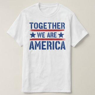 Tillsammans är vi Amerika T Shirt