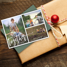 Tillsammans är vi bättre Tre foton Julkort