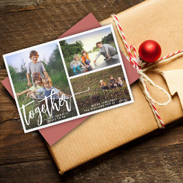 Tillsammans är vi bättre - Tre foton Julkort