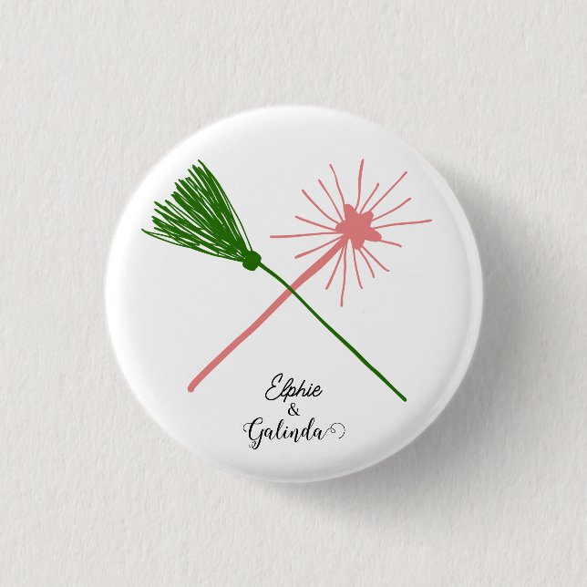 Tillsammans är vi en obegränsad Personlig Besties  Knapp (Framsida)