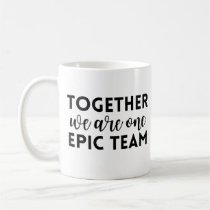 Tillsammans är vi ett episelteam kaffemugg