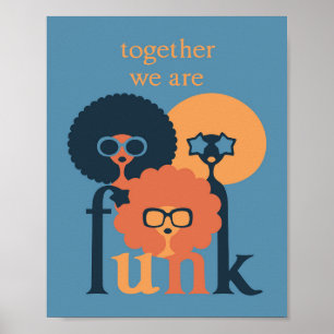 Tillsammans är vi Funk 2 Poster