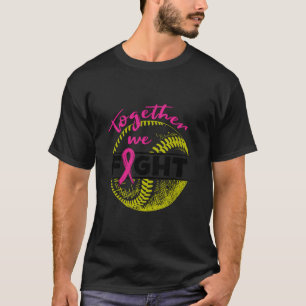 Tillsammans bekämpar vi Bära K Ribbon Breast Ca T Shirt