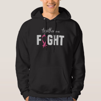 Tillsammans bekämpar vi revbenet från bröstcancerm hoodie
