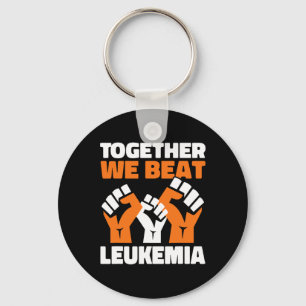 Tillsammans Besegrar Vi Leukemi Blodcancer Medvete Nyckelring