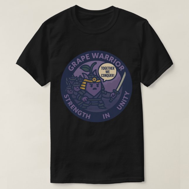 Tillsammans Besegrar Vi Samurajdruva  T Shirt (Design framsida)