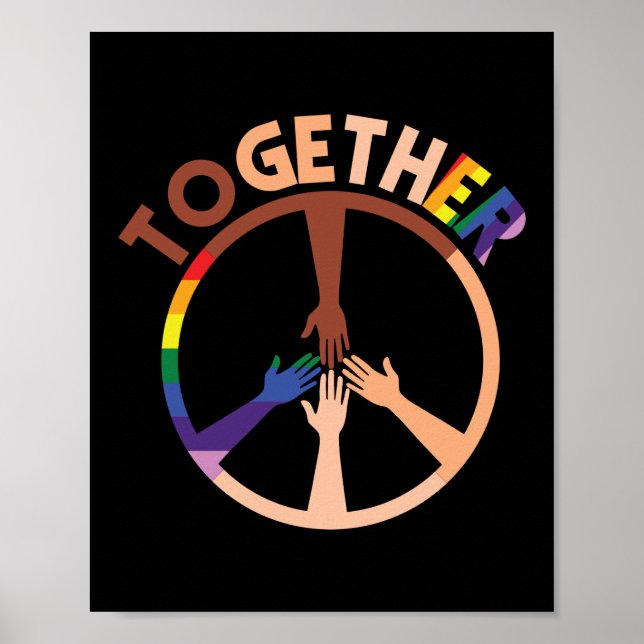 Tillsammans Black Lives Matter Poster (Framsidan)