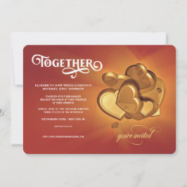 Tillsammans bröllopsinbjudan (version 5) meddelande