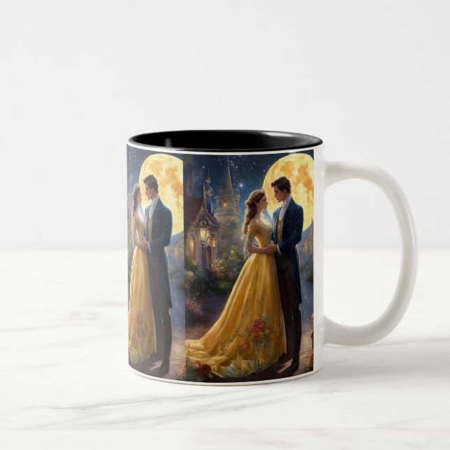"Tillsammans för alltid: Kaffe Mugg set i par (Höger)